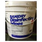 Sanidry Disinfecting Wipes. New