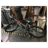 Bicycle both wheels hold air