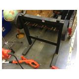 Metal stand w/2-25 LBS weights