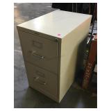 Hon file cabinet w/2 drawers