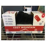 6 NIB Cozy Mountain Memory Foam Slippers, All