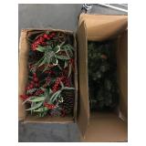 Pair of Christmas decorations