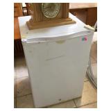 White mini fridge