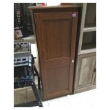 Wood cabinet with door