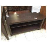 Wood entertainment center