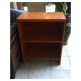 Orange wood cabinet