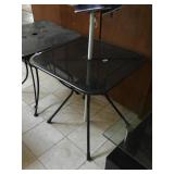 Patio table with umbrella