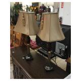 Two table top lamps