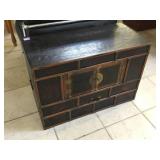 Vintage Asian cabinet. Approx 2 feet tall