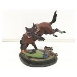 Fredrick Remington Cast Bronze By Collector West.