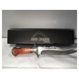 NIB Rock Mountain Knife w/sheath, approx 12