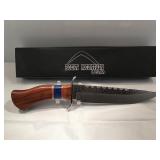 NIB Rocky Mountain Knife w/sheath, approx 12