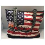 NWT Montana West USA pattern purse