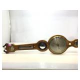 Vintg Hull Wall hanging weather station. 38x10 in.