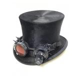 Genuine Beaver Felt Steampunk Top Hat
