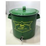 Official John Deere Enameled Stock Pot W/ Spout