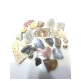 Collection of Geode Slices and rocks.