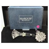 Pair of Marquis by Waterford Crystal Stoppers.