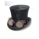 Genuine Beaver Felt Steam Punk Top Hat