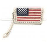 American Flag Wallet/Wristlet