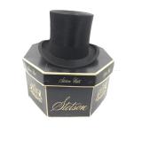 Genuine Beaver Felt Top Hat in Vintage Stetson