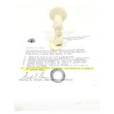 Genuine Elephant Ivory 3in H African Tribal Bust,