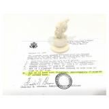 Genuine Elephant Ivory 3in H African Tribal Bust,