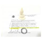 Genuine Elephant Ivory 3in H African Tribal Bust,