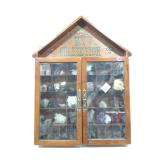 Crystal/ Rock Collection in wall Hanging Display