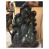 Kalifano Green Mermaid By The Sea Lamp, approx