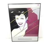 Patrick Nagel Framed Print 24x32