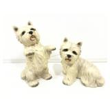 M. Takai West Highland Terrier Figurines.