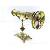 NIB Nautical Brass Kaleidoscope With Stand and