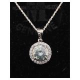 GGIL certified Blue diamond pendant 3.00 Cts.