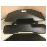 Varidesk. Cube corner. Height adjustable.