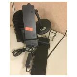 Hp Dock station and Assorted office items.