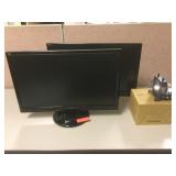 Monitors and assorted items.