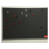Quartet Hanging wall board with pins.  Buyer to