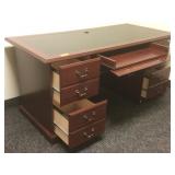 Sauder Desk w/drawers and keyboard drawer, a