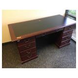 Sauder Desk w/drawers and keyboard drawer, approx