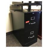Hon metal file cabinet w/2 drawers