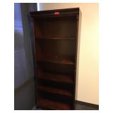 Bookshelf w/5 shelves, approx 7 ft tall