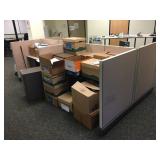 Sectional Modular Desk workspace With powered