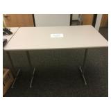 Table standing or pub chair height. 42hx36x60.