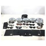 Sunglasses and cases.