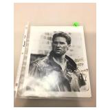 Backdraft signed Kurt Russell print.