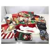 Assorted Christmas items. Stationary, Santas and
