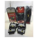 MMA training gloves and grappling gloves.