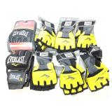 Everlast Grappling gloves and Gel hand wraps.