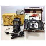 Vintage Polaroid camera complete w/case and